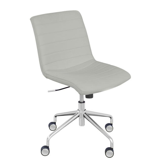 MILLWORK HOLDING CO INC CHR200013 Elle Decor Adelaide Mid-Back Task Chair, Ivory/Yellow Gold MILLWORK HOLDING CO INC CHR200013 Elle Decor Adelaide Mid-Back Task Chair, Ivory/Yellow Gold