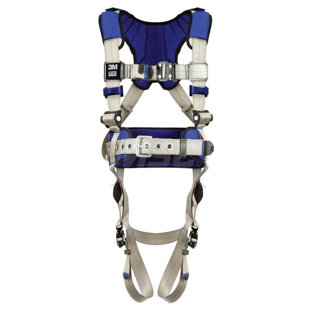 DBI-SALA 7012817568 Fall Protection Harnesses: 420 Lb, Construction Style, Size X-Large, For Construction, Back