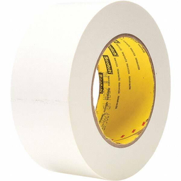 3M Masking Tape: 2" Wide, 60 yd Long, 6.7 mil Thick, White 7000123288