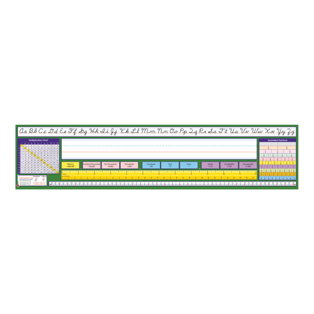 North NST9043-2 Star Teacher Resources Adhesive Desk Plates, 4in x 17 1/2in, Intermediate Contemporary Cursive, Grades 1-8, Pack Of 36 Plates, Set Of 2 Packs North NST9043-2 Star Teacher Resources Adhesive Desk Plates, 4in x 17 1/2in, Intermediate Contemporary Cursive, Grades 1-8, Pack Of 36 Plates, Set Of 2 Packs