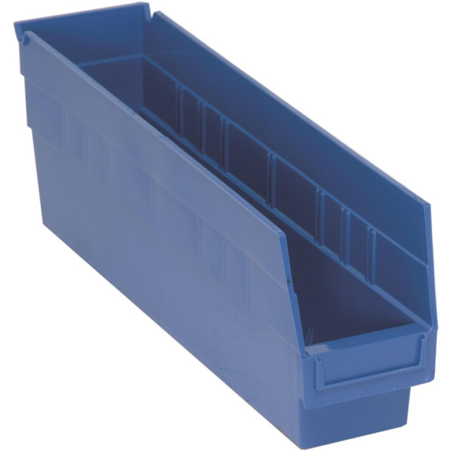 Quantum Storage QSB203BLCS Plastic Hopper Shelf Bin: Blue