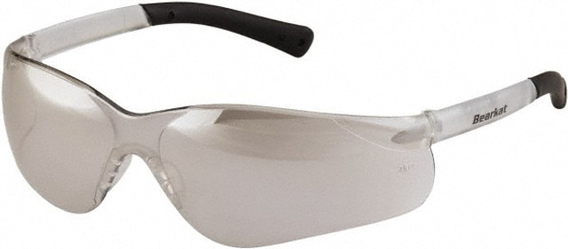 MCR Safety BK319 Safety Glass: Scratch-Resistant, Clear Mirror Lenses, Frameless