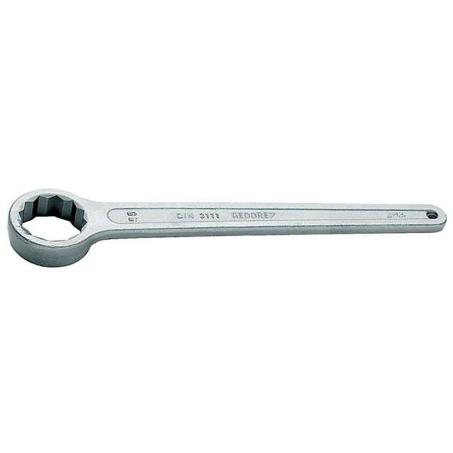 Gedore 6481830 Box Wrenches; Wrench Type: Flat Ring Box End Wrench ; Double/Single End: Single ; Wrench Shape: Straight ; Material: Vanadium Steel ; Finish: Chrome ; Overall Length (mm): 295mm