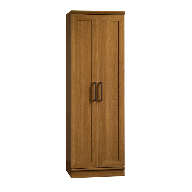 SAUDER WOODWORKING CO. 411963 Sauder HomePlus Narrow Storage Cabinet, Sienna Oak SAUDER WOODWORKING CO. 411963 Sauder HomePlus Narrow Storage Cabinet, Sienna Oak