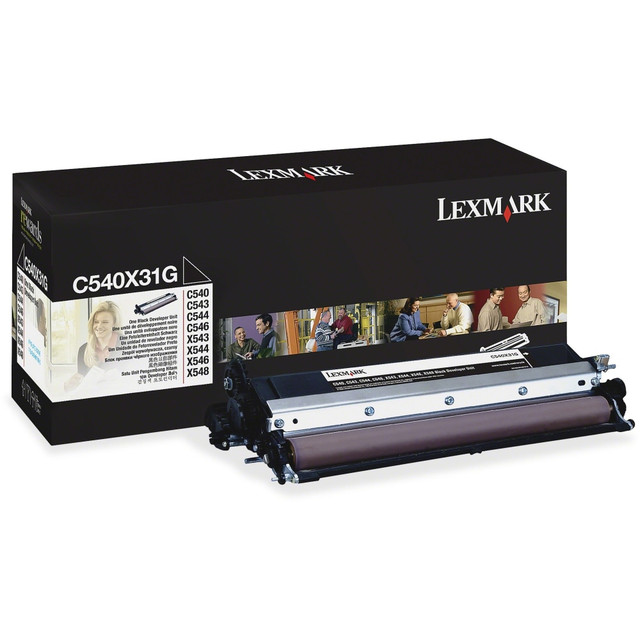 LEXMARK INTERNATIONAL, INC. C540X31G Lexmark Black Developer Unit For C54X Printer - Laser - Black