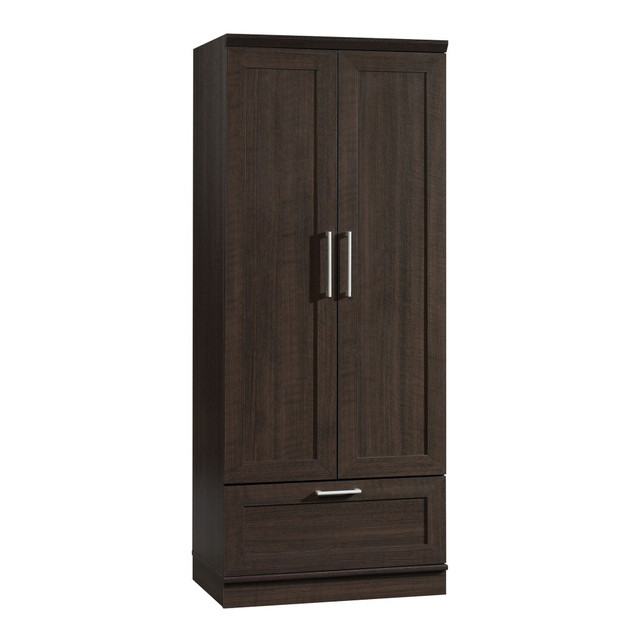 SAUDER WOODWORKING CO. 411312 Sauder HomePlus Wardrobe/Storage Cabinet, Dakota Oak SAUDER WOODWORKING CO. 411312 Sauder HomePlus Wardrobe/Storage Cabinet, Dakota Oak