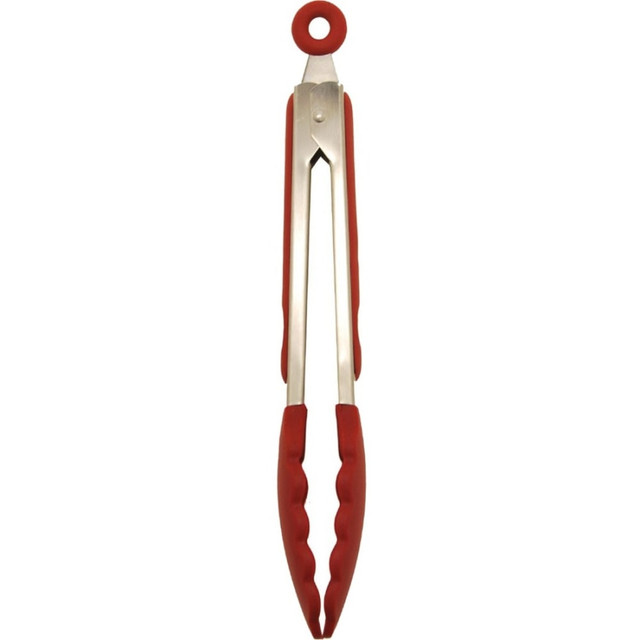 STARFRIT USA INC 093290-006-0000 Starfrit 9in Silicone Tongs - 1 Piece(s) - Tong - 1 x Grill Tong - Red