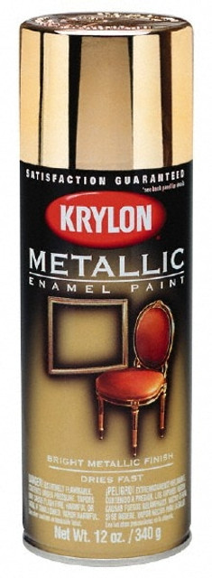 Krylon K01403777 Metallic Spray Paint: Dull Aluminum, 16 oz