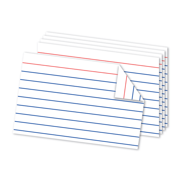 OFFICE DEPOT OD63525 Brand Double Sided Index Cards, 4in x 6in, White, Pack Of 100 OFFICE DEPOT OD63525 Brand Double Sided Index Cards, 4in x 6in, White, Pack Of 100