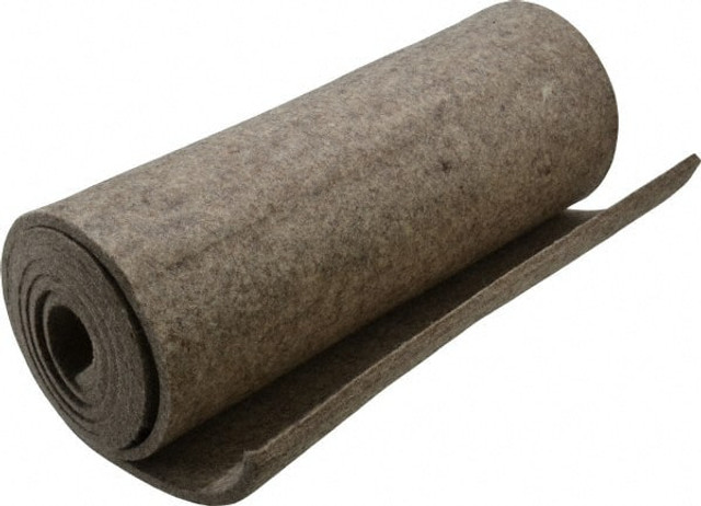 MSC F-3 1/4"X1' 12 x 60 x 1/4" Gray Pressed Wool Felt Sheet