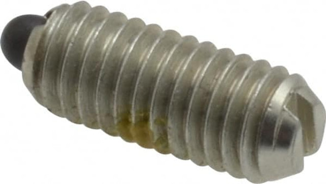 Vlier M52P Threaded Spring Plunger: #10-32, 0.468" Thread Length, 0.093" Dia, 0.065" Projection