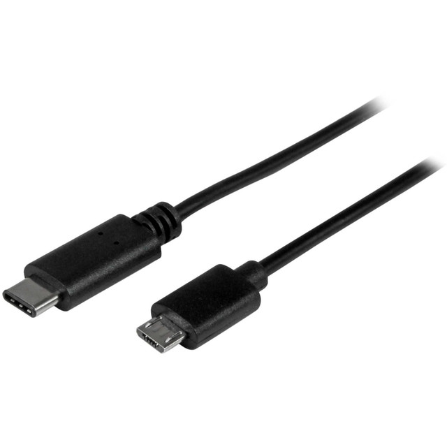 STARTECH.COM USB2CUB50CM  0.5m USB C to Micro USB Cable - M/M - USB 2.0 - USB-C to Micro USB Charge Cable - USB 2.0 Type C to Micro B Cable - 1.64 ft USB Data Transfer Cable for Notebook, Mobile Phone, Power Bank - First End: 1 x Type C Male USB