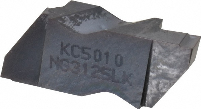 Kennametal 1775034 Grooving Insert: NG3125K KC5010, Solid Carbide