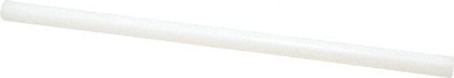 MSC 5515204 Plastic Rod: Polyethylene, 4' Long, 3" Dia, White