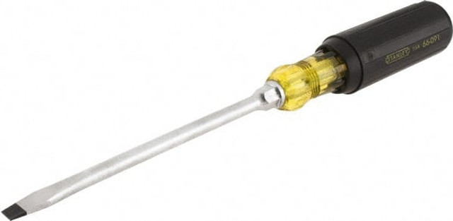 Stanley 66-091 Slotted Screwdriver: 5/16" Width, 11" OAL, 6" Blade Length