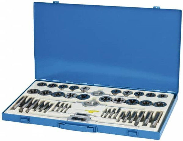 Value Collection CCT1568 Tap & Die Set: 1/4-20 to 1-14 Taps, UNC & UNF