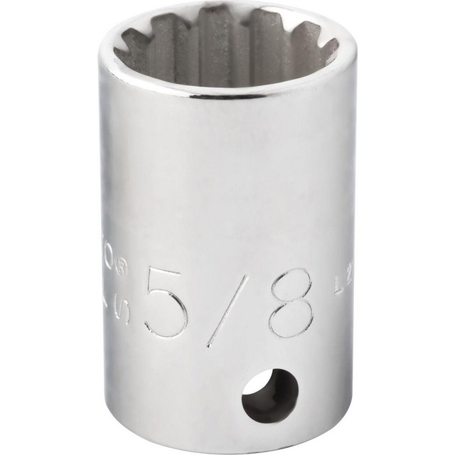 Proto J5220SPL Spline Socket: 3/8" Drive, #22 Spline, 5/8" Hex