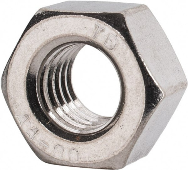 Value Collection HHNXX01000-050B Hex Nut: M10 x 1.50, Grade 316 & Austenitic Grade A4 Stainless Steel, Uncoated