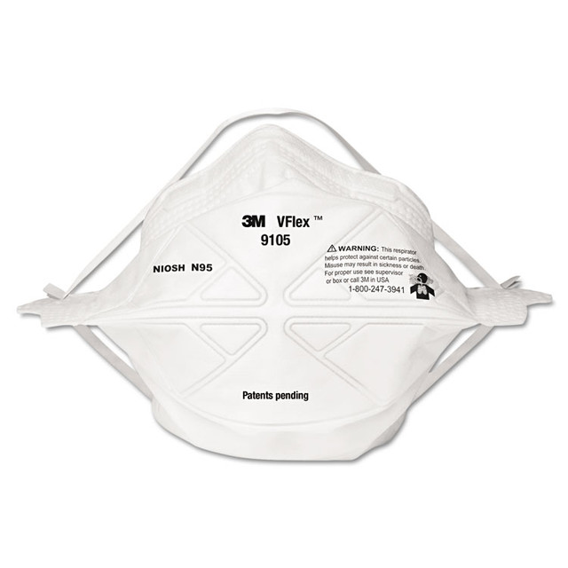 3M/COMMERCIAL TAPE DIV. 9105 VFlex Particulate Respirator N95, Standard Size, 50/Box
