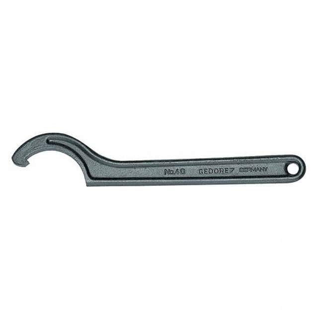 Gedore 6334450 Spanner Wrenches & Sets; Wrench Type: Fixed Hook Spanner ; Minimum Capacity (mm): 45.00 ; Maximum Capacity (mm): 50.00 ; Maximum Capacity (Inch): 2 ; Maximum Capacity (Inch): 2.0000 ; Overall Length (Inch): 8