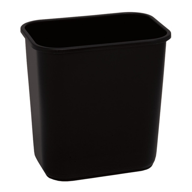 OFFICE DEPOT HM1358BK Highmark Wastebasket, 3.25 Gallons, 12-1/4inH x 8-1/2inW x 12inD, Black