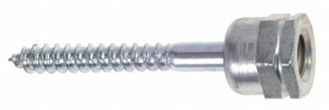 ITW Buildex 560174 3/8" Zinc-Plated Steel Vertical (End Drilled) Mount Threaded Rod Anchor