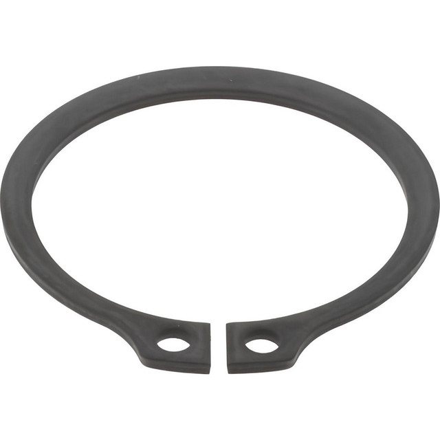 Value Collection 79529616 External Snap Retaining Ring: 1.468" Groove Dia, 1-9/16" Shaft Dia, Spring Steel, Phosphate Finish