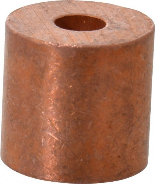 Value Collection 838 00006 Wire Rope Round Stop Compression Sleeve: 3/32" Rope Dia, Copper