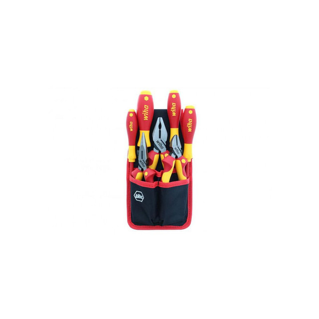 Wiha 32985 Plier Set: 7 Pc, Angle Pliers