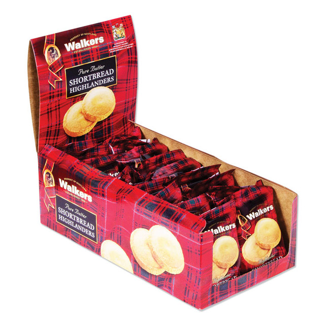 WALKERS SHORTBREAD LTD. WKR01176 Shortbread Highlanders, 1.4 oz, 18/Box