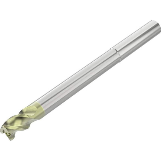 Niagara Cutter 10023142 Corner Radius End Mill: 3/8" Dia, 3/4" LOC, 0.0300" Radius, 3 Flute, Solid Carbide