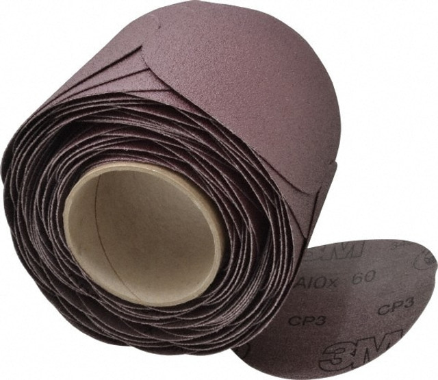 3M 7000000249 PSA Disc: 5" Disc Dia, 60 Grit, Aluminum Oxide