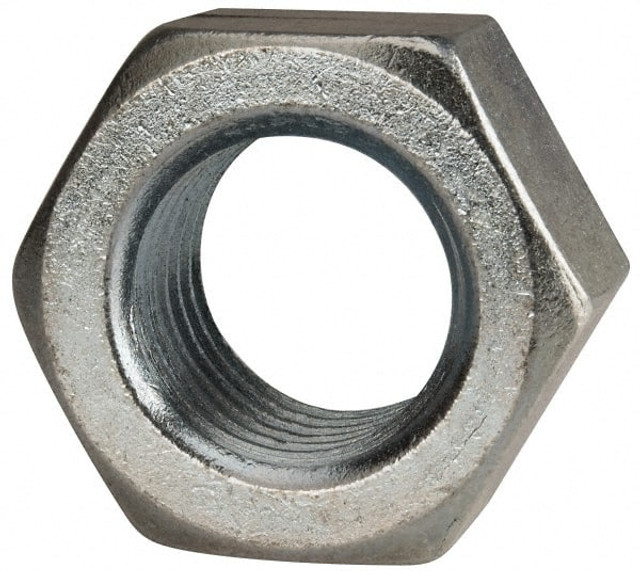 Value Collection HNI21750-005BX Hex Nut: 1-3/4 - 5, Grade 2 & Grade A Steel, Zinc Clear Finish