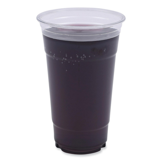 Boardwalk BWKPET24 Paper & Plastic Cups, Plates, Bowls & Utensils; Cup Type: Cold ; Material: Polyethylene Terephthalate ; Color: Clear ; Capacity: 24.000 oz ; For Beverage Type: Cold ; Microwave-safe: No