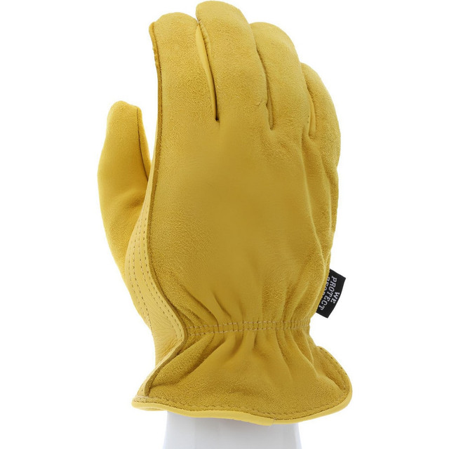 MCR Safety 3555M Gloves: Size M, Deerskin