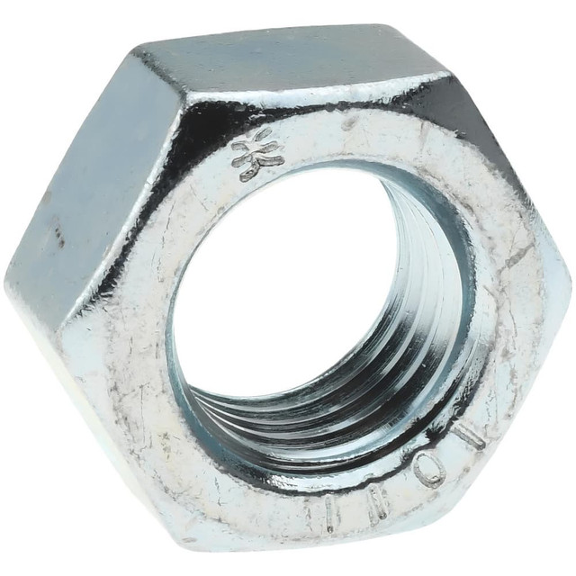 Value Collection MSC-78462496 Hex Nut: M20 x 2.50, Class 10 Steel, Zinc-Plated