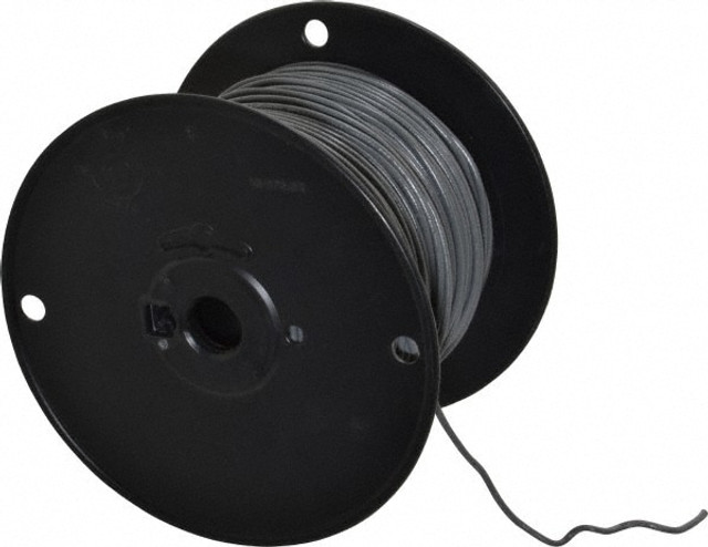 Southwire 411010509 Machine Tool Wire: 18 AWG, Gray, 500' Long, Polyvinylchloride, 0.108" OD