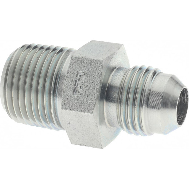 Eaton 2021-6-6S Steel Flared Tube Connector: 3/8" Tube OD, 3/8 Thread, 37 ° Flared Angle