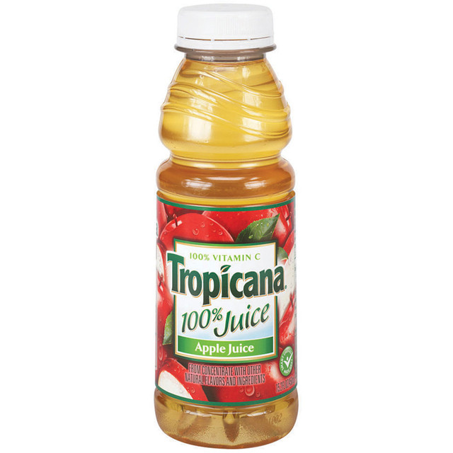 PEPSI COLA BOTTLING CO 6114 Tropicana Apple Juice, 10 Oz., Box Of 24