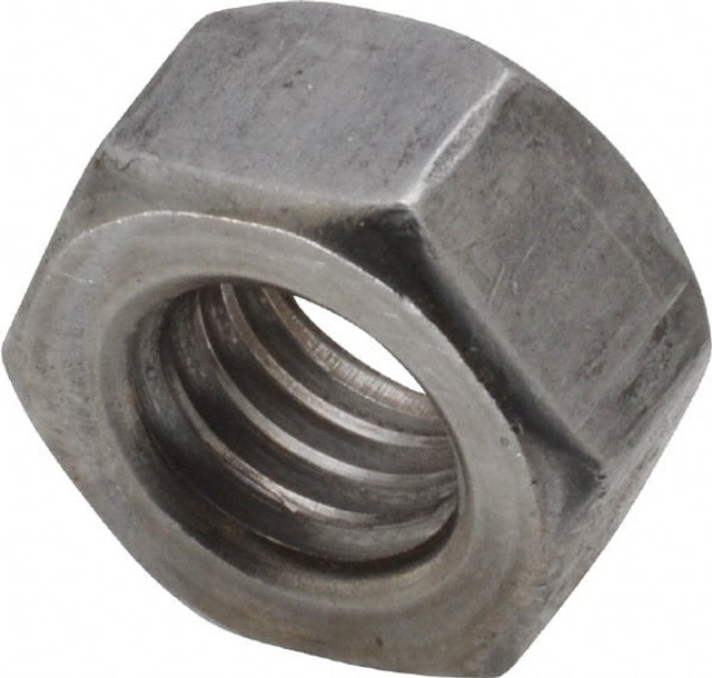 Value Collection HNI2043LH-100BX Hex Nut: 7/16-14, Grade 2 Steel, Uncoated