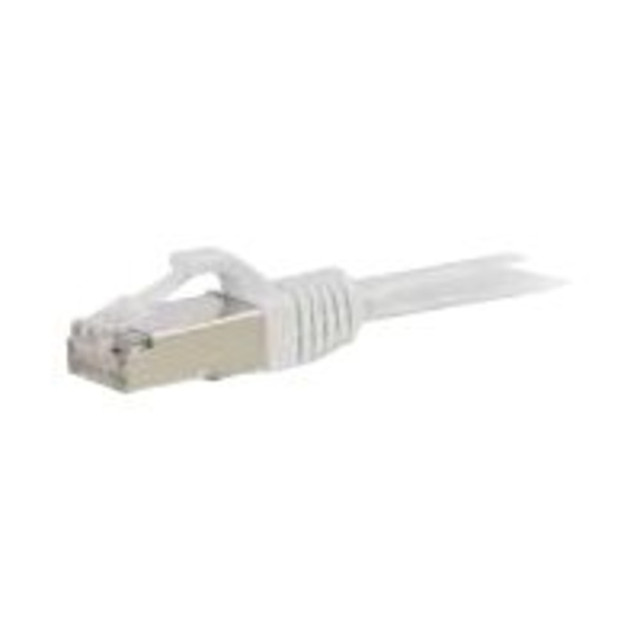 LASTAR INC. C2G 00918  5ft Cat6 Snagless Shielded (STP)Ethernet Network Patch Cable - White - Patch cable - RJ-45 (M) to RJ-45 (M) - 5 ft - screened shielded twisted pair (SSTP) - CAT 6 - molded, snagless, stranded - white