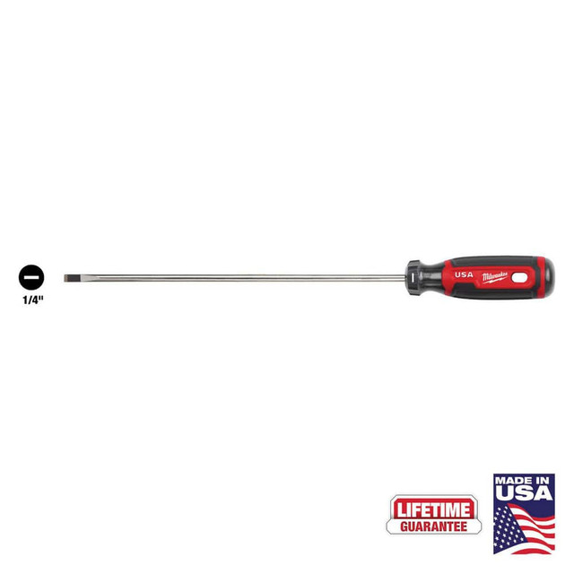 Milwaukee Tool MT214 Precision & Specialty Screwdrivers; Tool Type: Cabinet Screwdriver ; Blade Length: 10 ; Overall Length: 14.30 ; Shaft Length: 10in ; Handle Length: 4.3in ; Handle Type: Standard; Cushion Grip