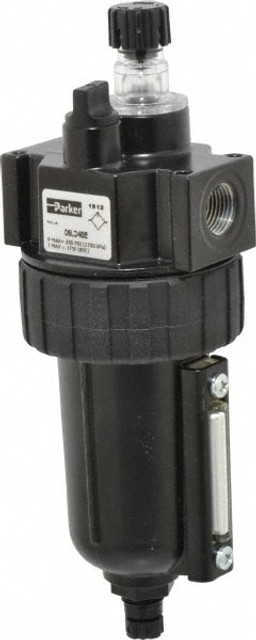 Parker 06L24BE Intermediate Compressed Air Lubricator: 3/8" Port, NPT Ends, 60 CFM