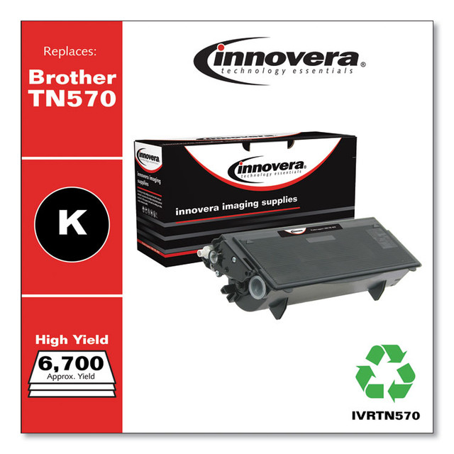 INNOVERA TN570 Remanufactured Black High-Yield Toner, Replacement for TN570, 6,700 Page-Yield