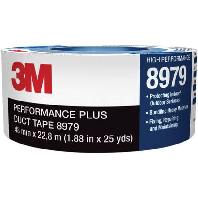 3M Duct Tape: 12" Wide, 12.1 mil Thick, Polyethylene 7000124267