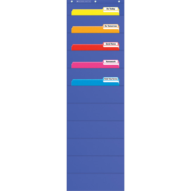 SCHOLASTIC INC 9780545114783 Scholastic File Organizer Pocket Chart SCHOLASTIC INC 9780545114783 Scholastic File Organizer Pocket Chart