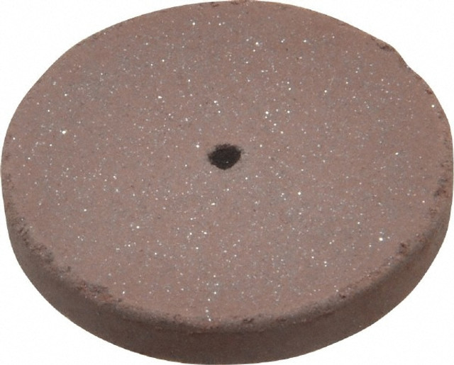 Cratex 80 F Surface Grinding Wheel: 1" Dia, 1/8" Thick, 1/16" Hole