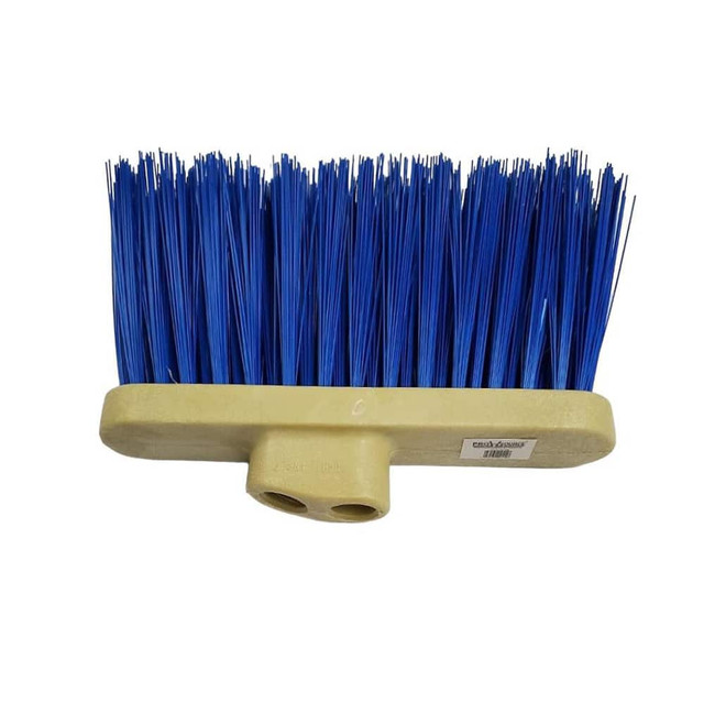 PRO-SOURCE 78277639 10" Wide, Blue Polypropylene Bristles, Angled Broom