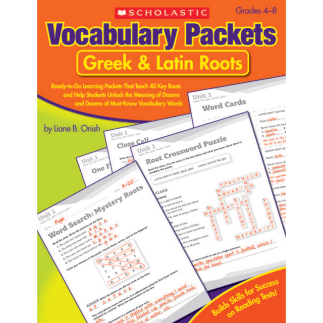 SCHOLASTIC INC 9780545124126 Scholastic Vocabulary Packets SCHOLASTIC INC 9780545124126 Scholastic Vocabulary Packets