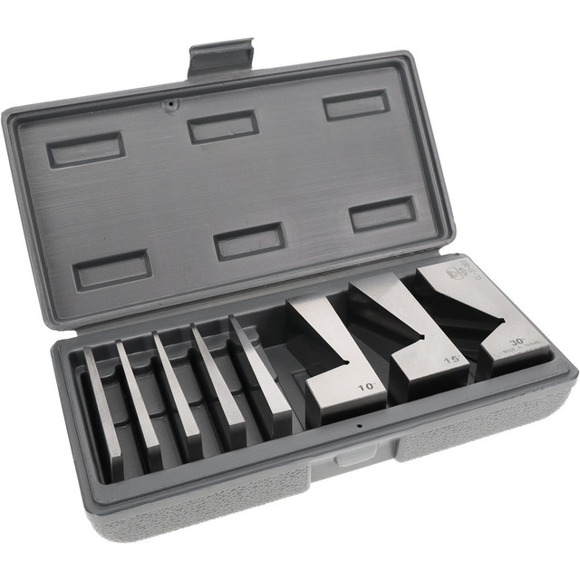 Value Collection 1-30D 8PC SET 1 to 30° Angle, 3 Inch Long, Angle Block Set